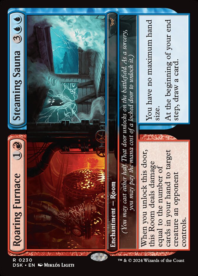 Fornalha Estrondosa / Sauna a Vapor / Roaring Furnace / Steaming Sauna - Magic: The Gathering - MoxLand