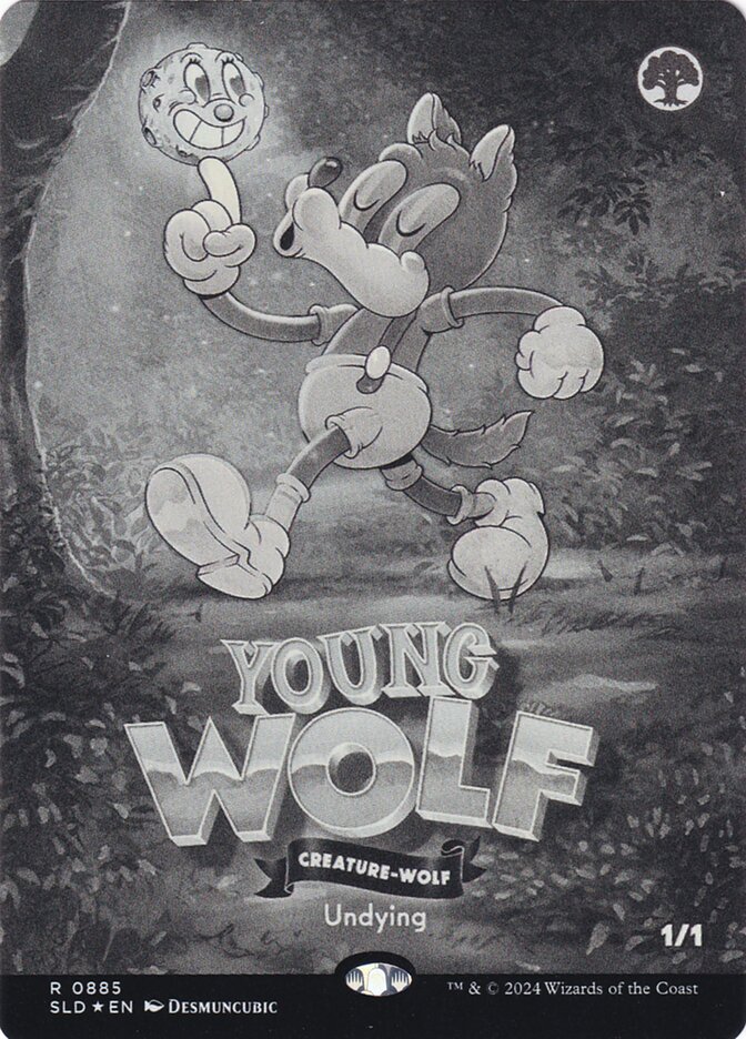 Lobo Jovem / Young Wolf - Magic: The Gathering - MoxLand
