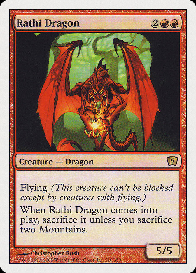Dragão de Rath / Rathi Dragon - Magic: The Gathering - MoxLand