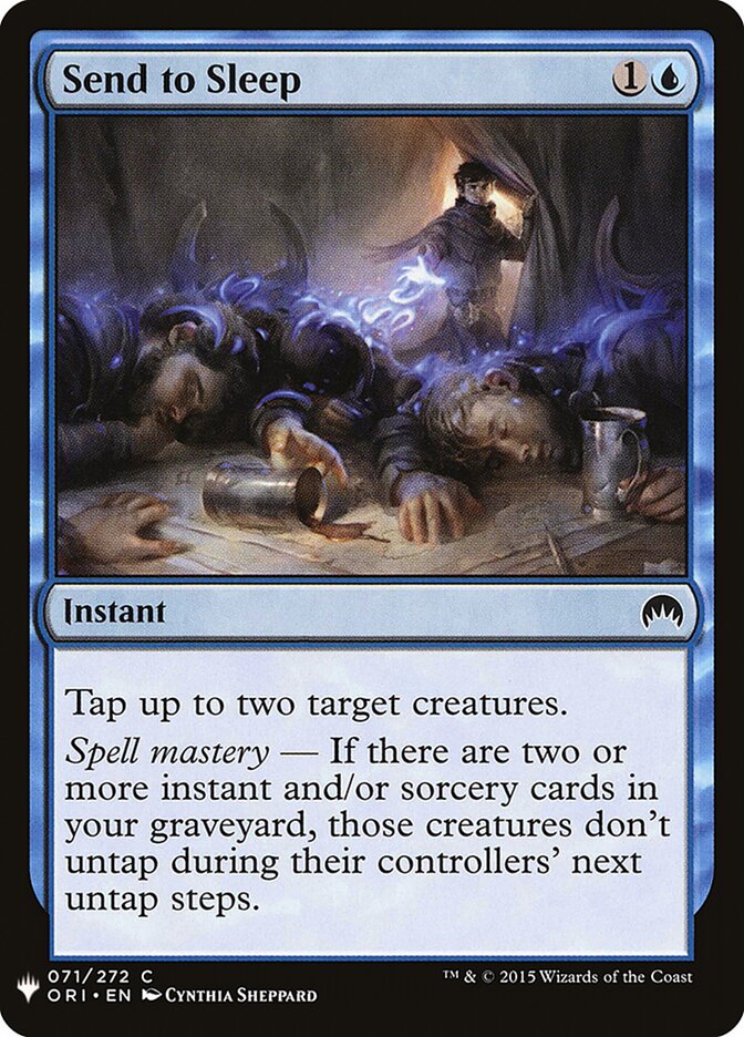 Adormecer / Send to Sleep - Magic: The Gathering - MoxLand