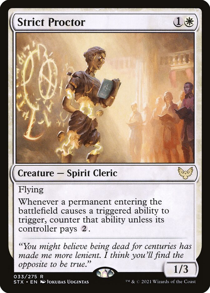 Inspetora Rigorosa / Strict Proctor - Magic: The Gathering - MoxLand
