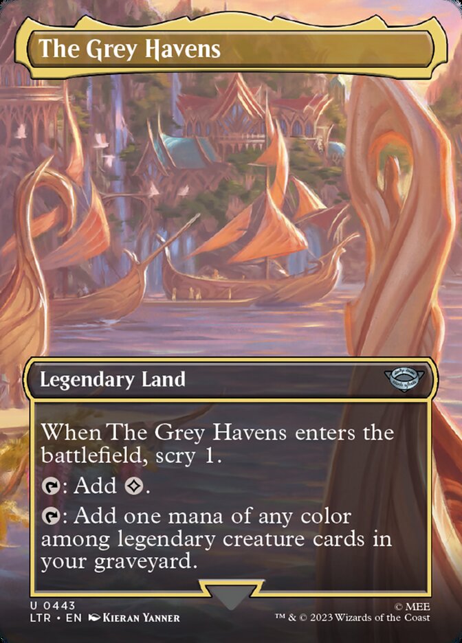 Os Portos Cinzentos / The Grey Havens - Magic: The Gathering - MoxLand