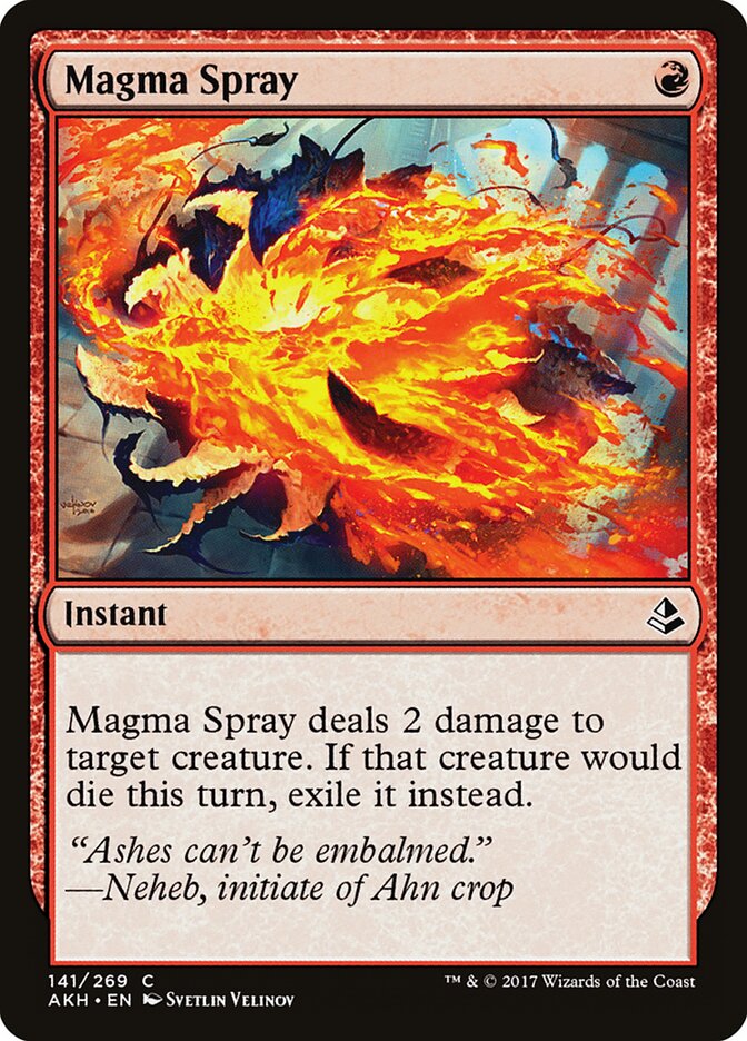 Esguicho de Magma / Magma Spray - Magic: The Gathering - MoxLand