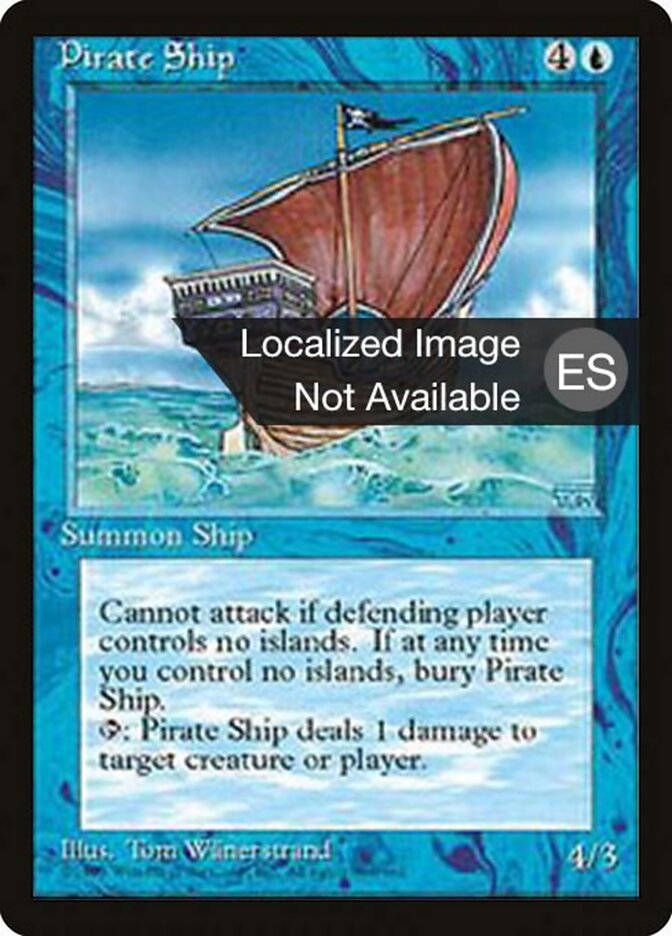 Navio Pirata / Pirate Ship - Magic: The Gathering - MoxLand