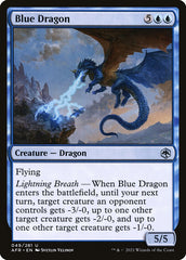 Dragão Azul / Blue Dragon - Magic: The Gathering - MoxLand
