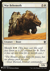 Behemoth de Guerra / War Behemoth - Magic: The Gathering - MoxLand