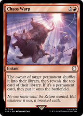 Distorção Caótica / Chaos Warp - Magic: The Gathering - MoxLand