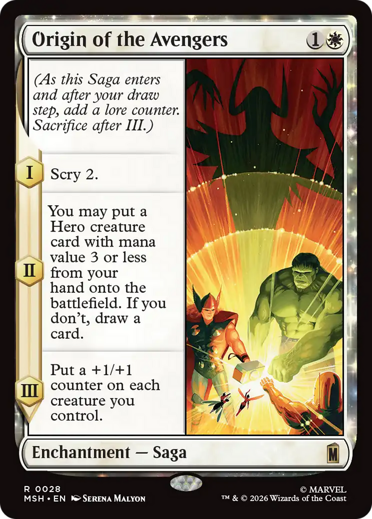 Origin of the Avengers - Magic: The Gathering - MoxLand