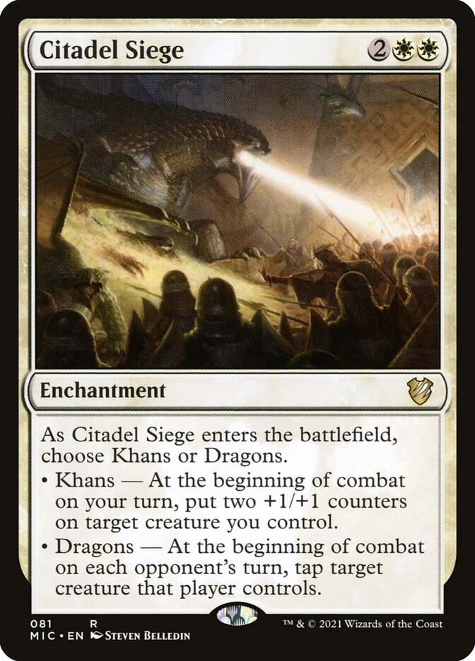 Cerco à Cidadela / Citadel Siege - Magic: The Gathering - MoxLand