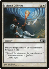 Oferenda Solene / Solemn Offering - Magic: The Gathering - MoxLand
