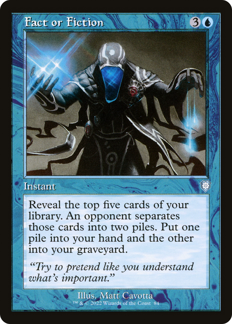 Fato ou Ficção / Fact or Fiction - Magic: The Gathering - MoxLand