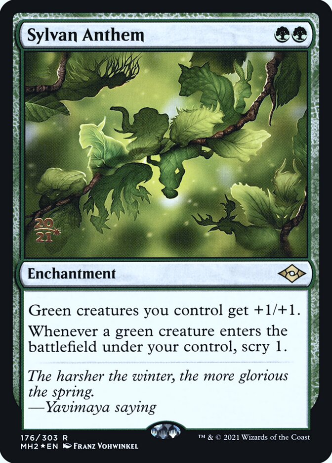 Hino Silvestre / Sylvan Anthem - Magic: The Gathering - MoxLand