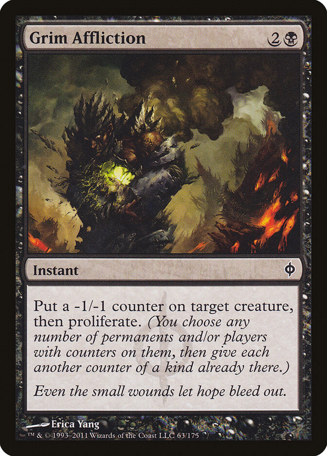 Aflição Impiedosa / Grim Affliction - Magic: The Gathering - MoxLand