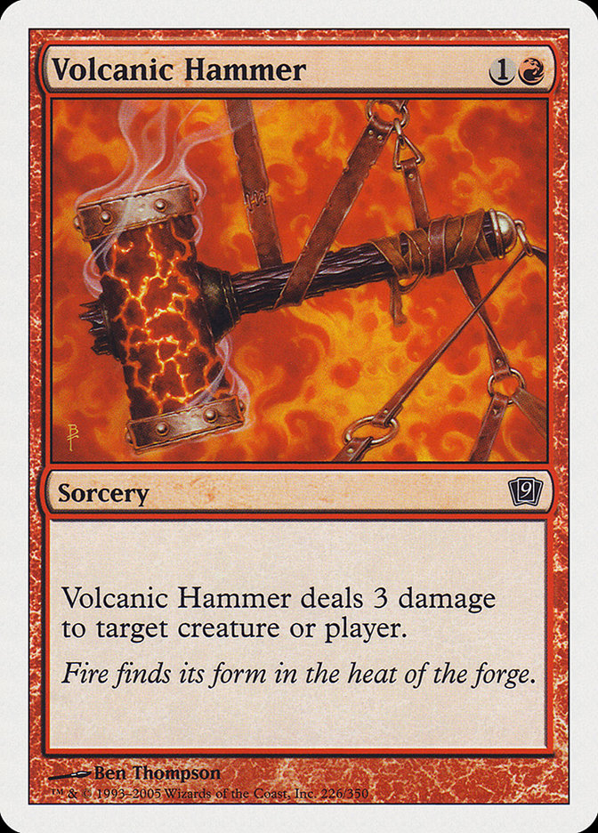 Martelo Vulcânico / Volcanic Hammer - Magic: The Gathering - MoxLand