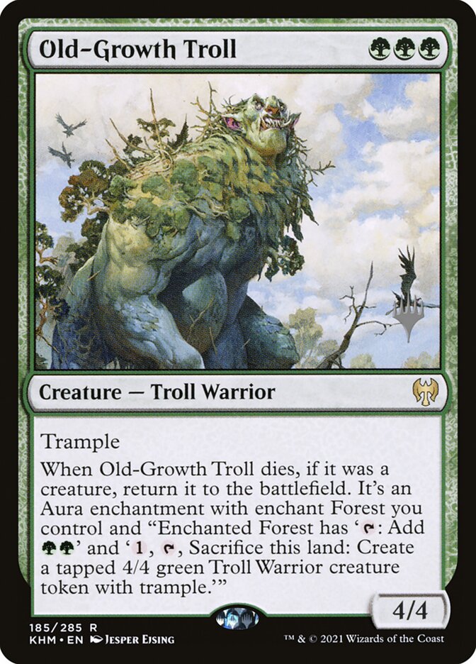 Trol Vetusto / Old-Growth Troll - Magic: The Gathering - MoxLand