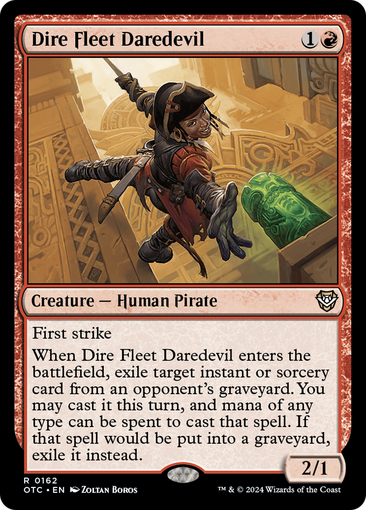Destemida da Frota Macabra / Dire Fleet Daredevil - Magic: The Gathering - MoxLand