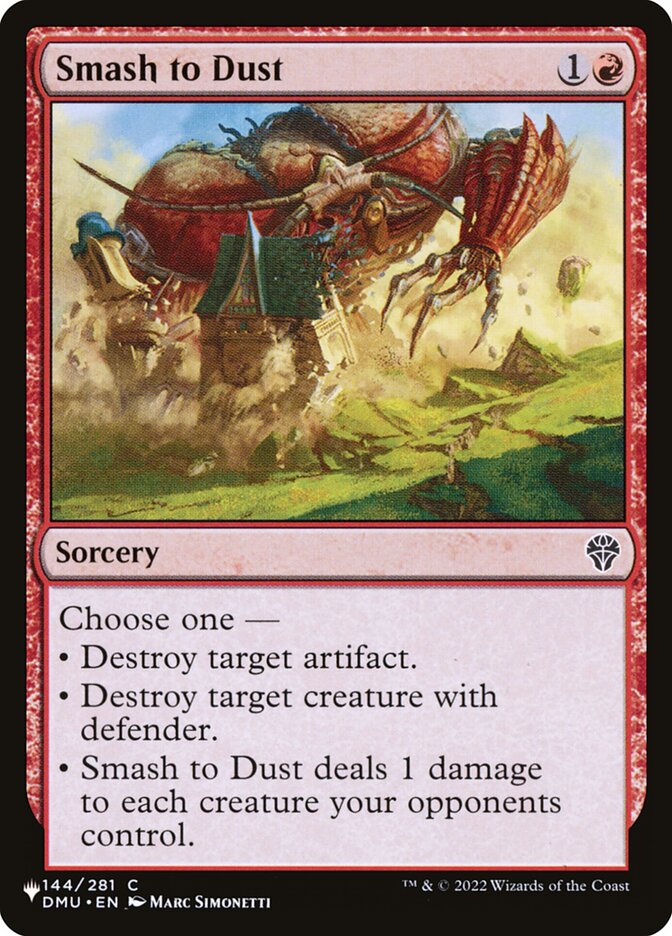 Reduzir a Pó / Smash to Dust - Magic: The Gathering - MoxLand