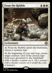 Dos Escombros / From the Rubble - Magic: The Gathering - MoxLand