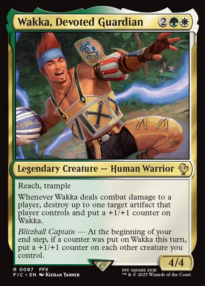 Wakka, Devoted Guardian - Magic: The Gathering - MoxLand