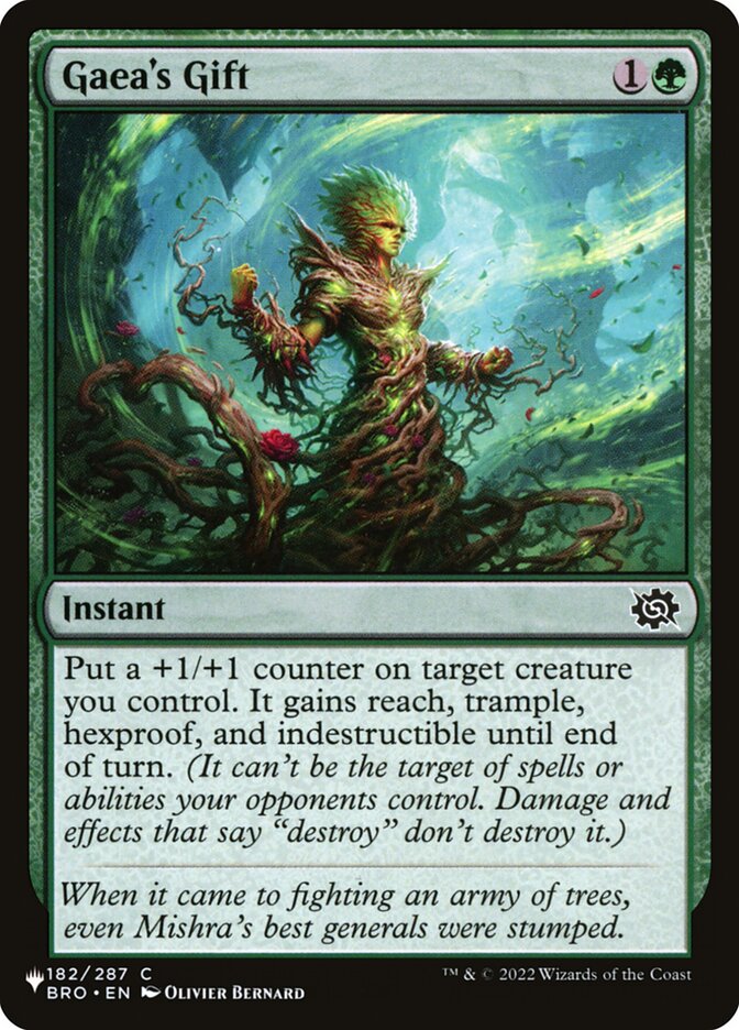 Dádiva de Gaia / Gaea's Gift - Magic: The Gathering - MoxLand