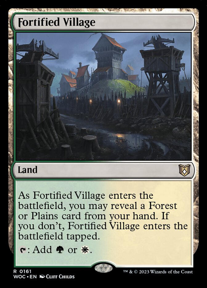 Aldeia Fortificada / Fortified Village - Magic: The Gathering - MoxLand