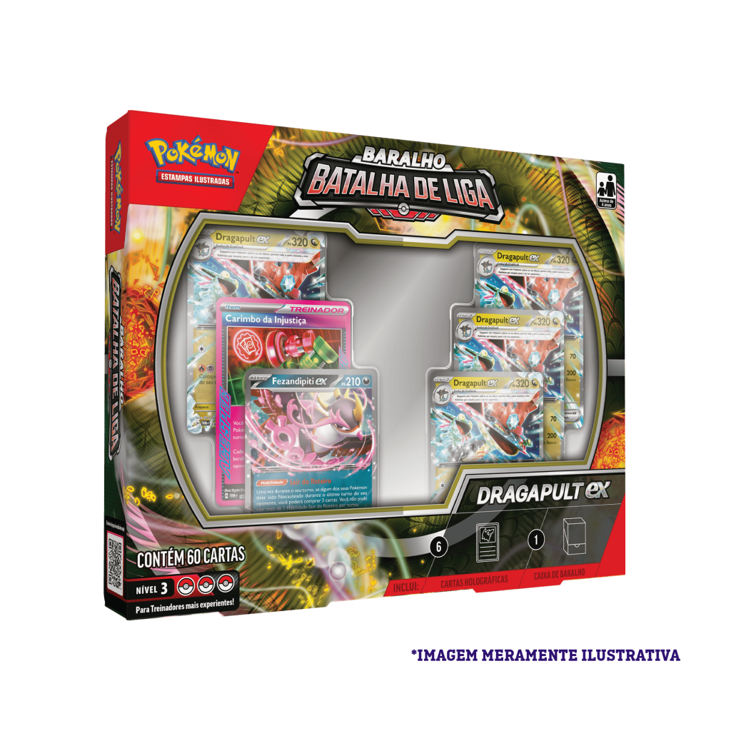 Box - Baralho Batalha de Liga Dragapult ex - Pokémon TCG - MoxLand