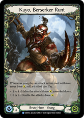 Kayo, Berserker Runt - Flesh and Blood TCG - MoxLand