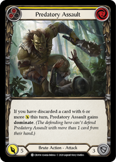 Predatory Assault (Yellow) - Flesh and Blood TCG - MoxLand