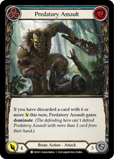 Predatory Assault (Blue) - Flesh and Blood TCG - MoxLand