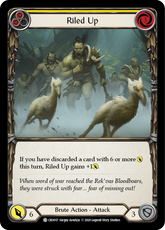 Riled Up (Yellow) - Flesh and Blood TCG - MoxLand