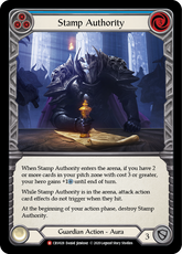 Stamp Authority (Blue) - Flesh and Blood TCG - MoxLand