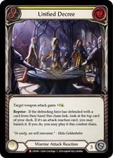 Unified Decree (Yellow) - Flesh and Blood TCG - MoxLand