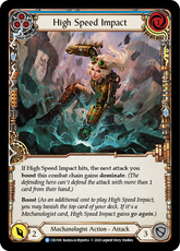 High Speed Impact (Blue) - Flesh and Blood TCG - MoxLand