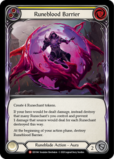 Runeblood Barrier (Yellow) - Flesh and Blood TCG - MoxLand