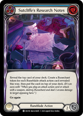 Sutcliffe's Research Notes (Blue) - Flesh and Blood TCG - MoxLand