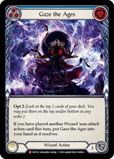 Gaze the Ages (Blue) - Flesh and Blood TCG - MoxLand