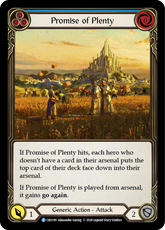 Promise of Plenty (Blue) - Flesh and Blood TCG - MoxLand