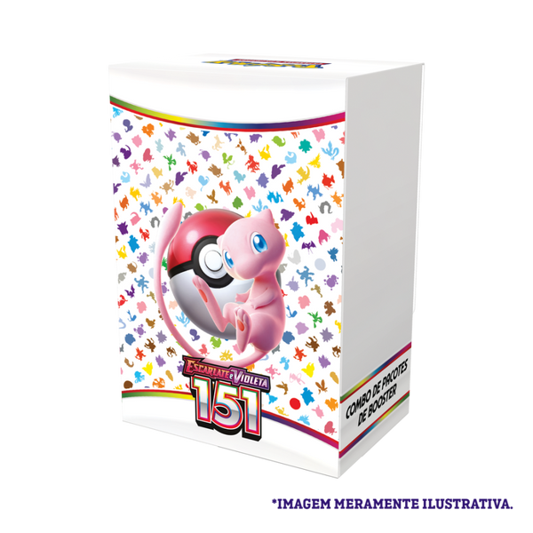 Jogo De Carta Pokemon Escarlate E Violeta 151 Com 1 Booster (6