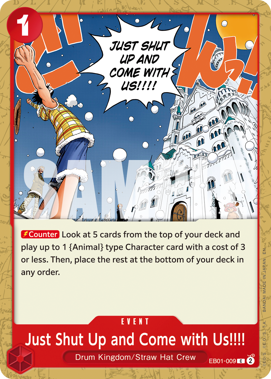Just Shut Up and Come with Us!!!! - One Piece Card Game - MoxLand