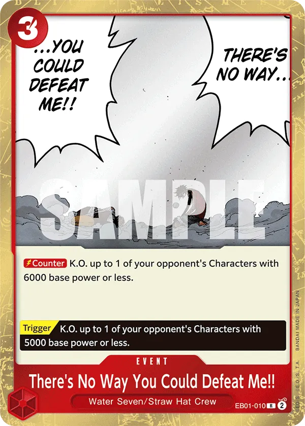 There's No Way You Could Defeat Me!! - ONE PIECE CARD GAME - MoxLand