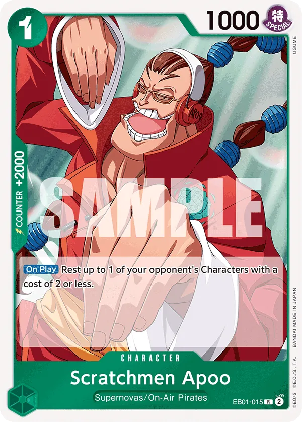 Scratchmen Apoo - ONE PIECE CARD GAME - MoxLand