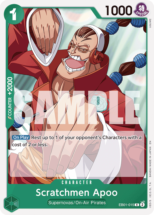 Scratchmen Apoo - One Piece Card Game - MoxLand