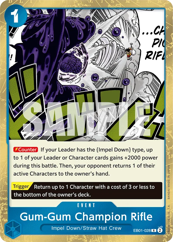 Gum-Gum Champion Rifle - ONE PIECE CARD GAME - MoxLand
