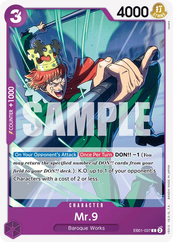 Mr. 9 - ONE PIECE CARD GAME - MoxLand