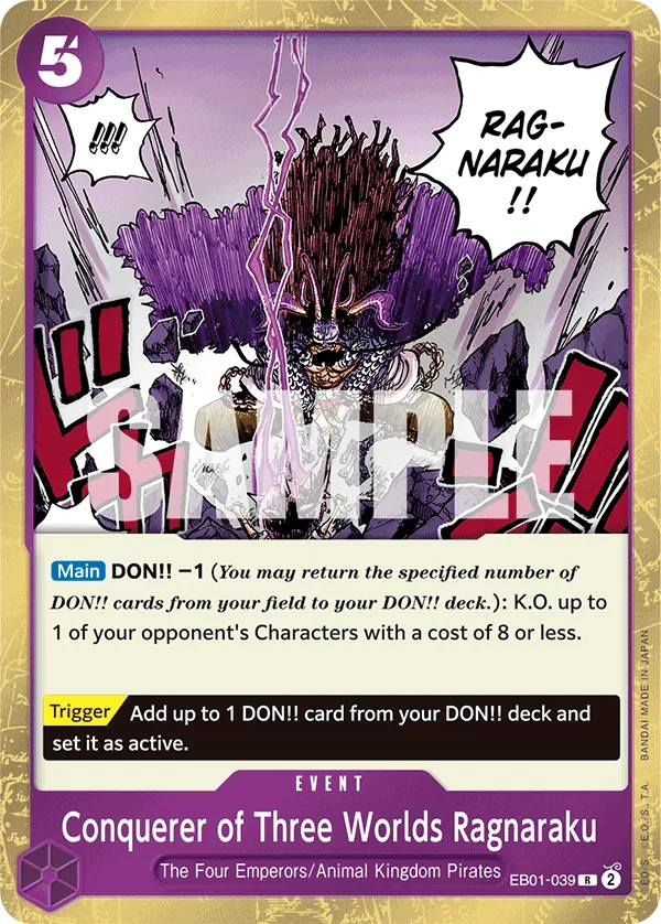 Conquerer of Three Worlds Ragnaraku - ONE PIECE CARD GAME - MoxLand