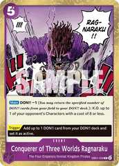Conquerer of Three Worlds Ragnaraku - ONE PIECE CARD GAME - MoxLand