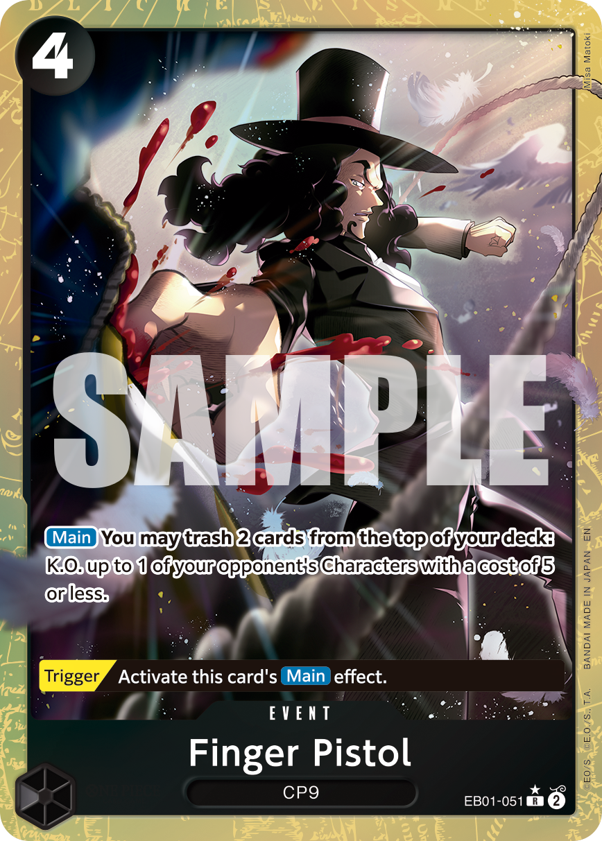 Finger Pistol - One Piece Card Game - MoxLand