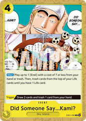 Did Someone Say...Kami? - One Piece Card Game - MoxLand