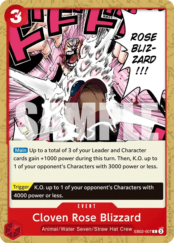 Cloven Rose Blizzard - ONE PIECE CARD GAME - MoxLand