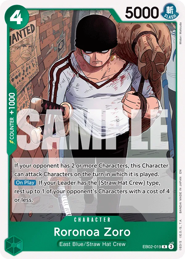 Roronoa Zoro - ONE PIECE CARD GAME - MoxLand